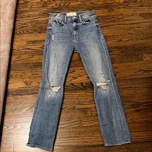 MOTHER high waisted rider ankle